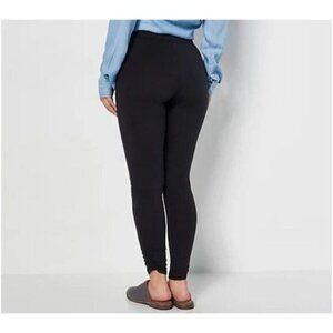 Koolaburra by UGG Legging with Ruched Detail Black Medium